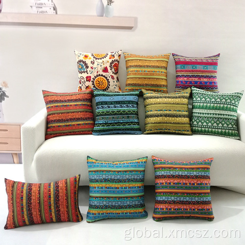 Vintage Cushion Covers Stripe geometric pillowcase cushion cover Factory
